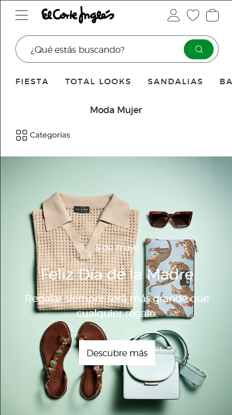 El Corte Inglés — mobile