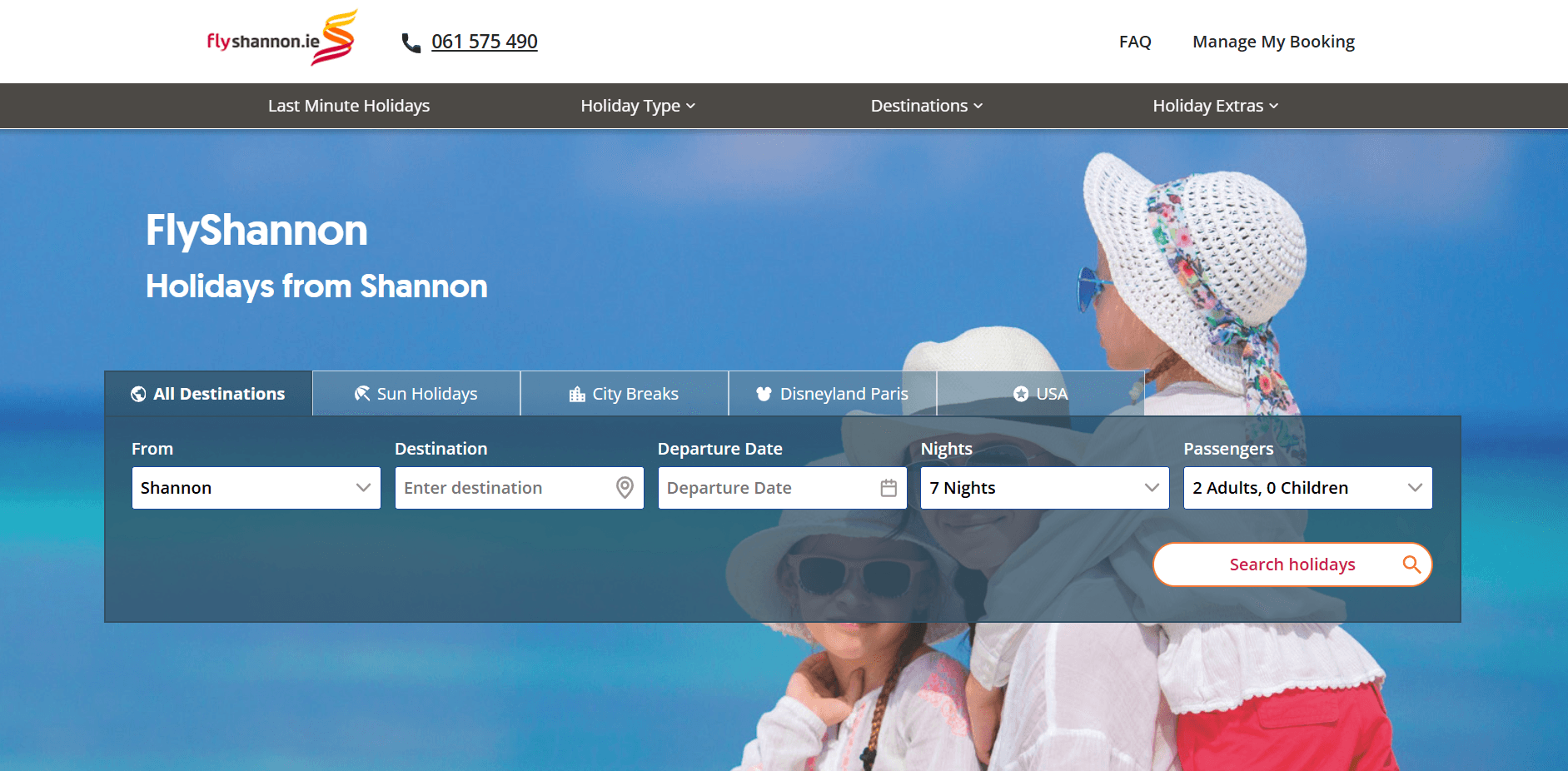 Fly Shannon — Travel agency for Shannon Airport in Ireland